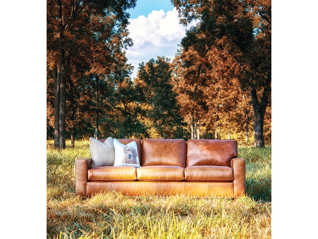American Heritage by Mayo Living Room Decoy Leather Sofa 8886L10